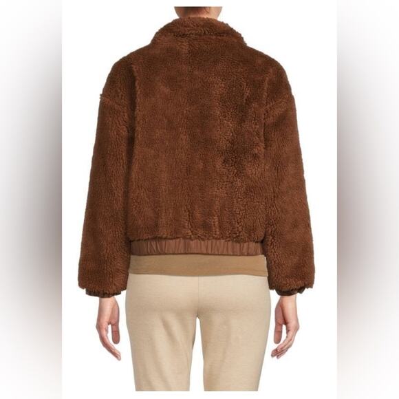 NWT CALVIN KLEIN JEANS Faux Fur Jacket Sz M - Picture 9 of 9